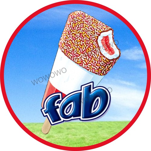 Adesivo furgone gelato fab