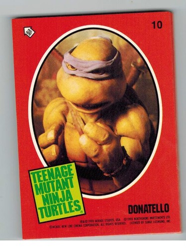 1990 topps teenage mutant - ,