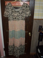 Maxi abito Natural Life stampa