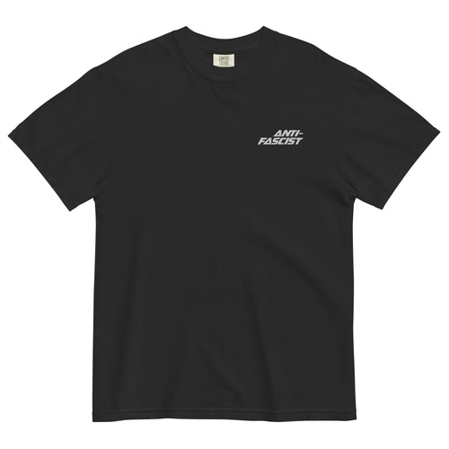 Shirt ricamata antifascista - t-shirt,