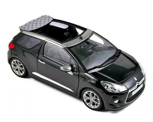 Citroen cabrio nero 1 - nero, 1:18