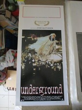 UNDERGROUND LOCANDINA ORIGINALE PRIMA EDIZIONE EMIR KUSTURICA
