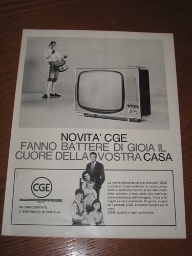 Ab16 1963 cge - tv, televisore