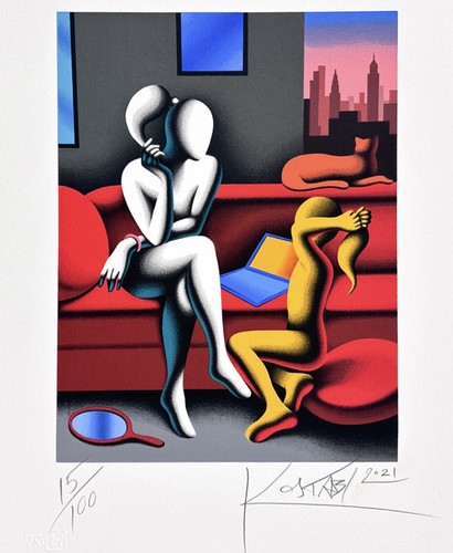 Mark kostabi untitled 2021 - kostabi,