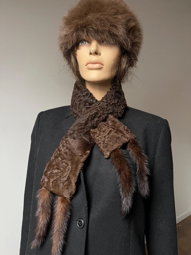 Sciarpa pelliccia karakul - sciarpa,