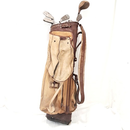 Borsa golf vintage con 10 - borsa, da