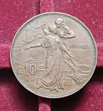 10 Centesimi 1911 50° Del Regno- Vittorio Emanuele III- Regno D'Italia (3)