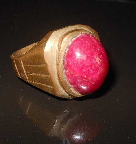 Anello uomo rubino ed - da,