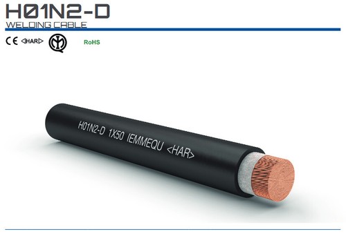 Cavo elettrico nero h01n2 - cavo,
