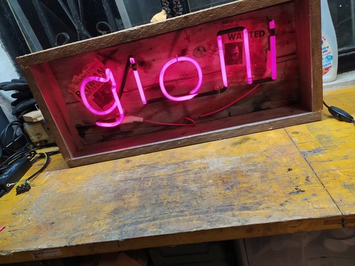 Insegna neon vintage recupero - insegna,