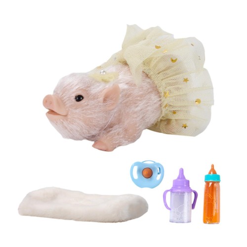 Poupée cochon silicone - cochon, en