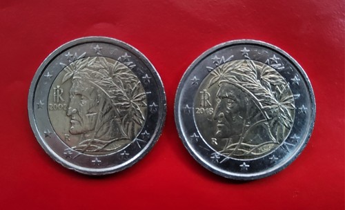 Monete euro italia 2002 - da,