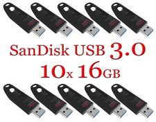 Lotto 10x SanDisk Cruzer ULTRA