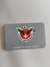 RAID Army Watch Garanzia Orologio Vintage Warranty Watch