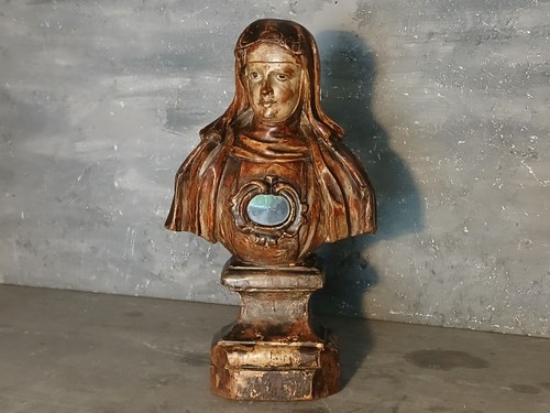 Antica scultura reliquiario - scultura,