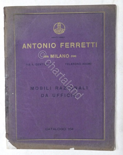 Catalogo antonio ferretti - catalogo,