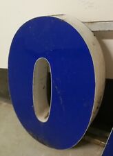 Lettera " O " da vecchia insegna  illuminazione NEON soffiato  50x60x15