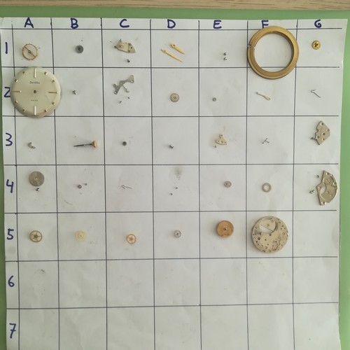 Peseux 320 watch parts