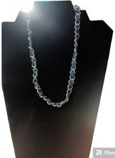 Collana tono argento con