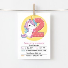 Inviti festa 2° compleanno