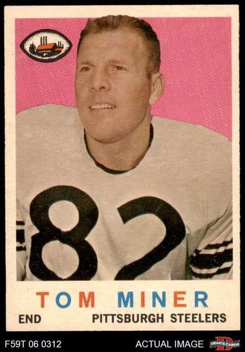 1959 topps tom miner - 1959,