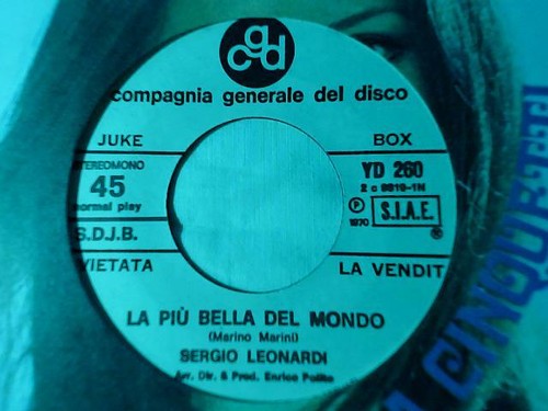 Sergio leonardi piu bella - sergio,