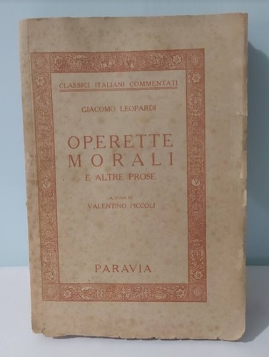 Leopardi operette morali 2a - leopardi,