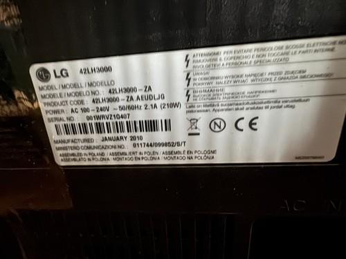 42lh3000 za pezzo - lg, 42lh3000-za