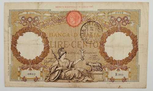 Regno italia 100 lire - 100,