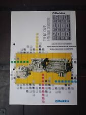 MOTORI PERKINS DIESEL MOTOREN ENGINE 4/6 CILINDRI CAMION  brochure 1987