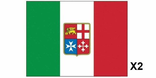 Bandiera adesiva con stemma - bandiera,