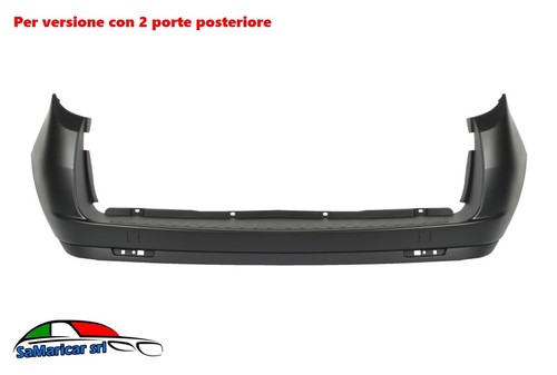 Paraurti posteriore nero - paraurti,