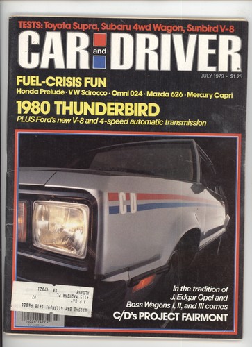 Car driver july 1979 ford - &,