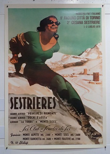 Manifesto affiche sestrieres - manifesto,
