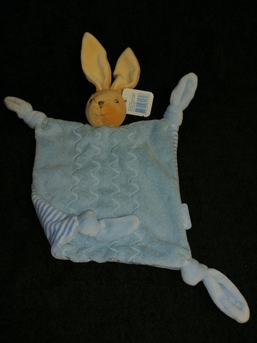 Doudou plat lapin blue - , beige