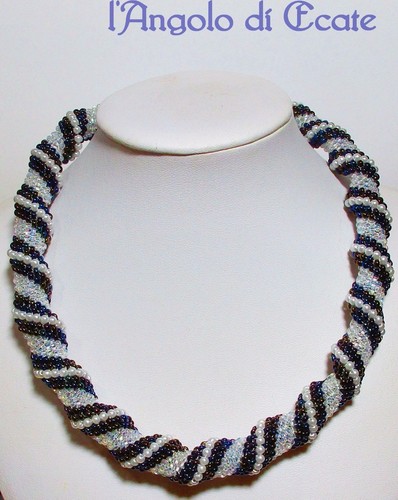 Collana spirale artigianale - collana,