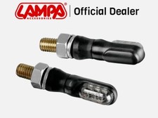 COPPIA DI FRECCE PER MOTO NANO INDICATORI DI DIREZIONE A LED 12V OMOLOGATE FUME'