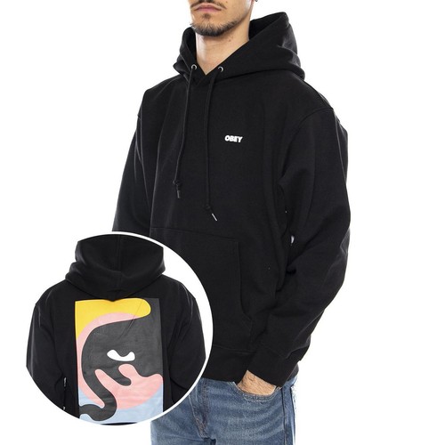Obey quarter icon fleece - fleece, black