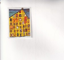 Francobollo austria kunst - austria,