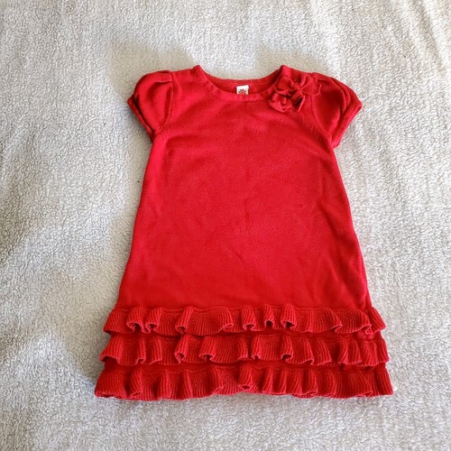 Vestito maglione rosso bambina - vestito,
