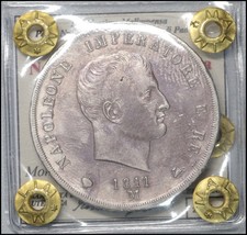 Napoleone I Re d'Italia 5 Lire 1811 Milano Monete stati preunitari perizate