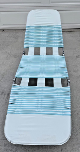 Chaise longue vintage tri