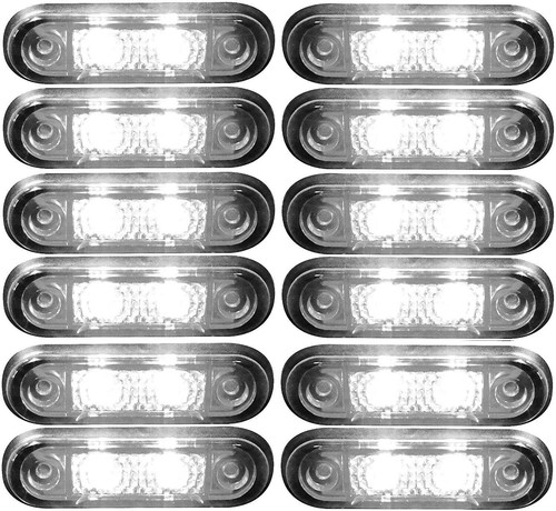 12x flush led bianco marker - flush,