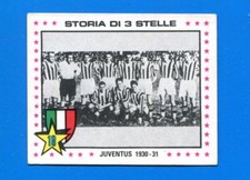CALCIATORI PANINI 1979-80 -Figurina-Sticker n. 338 - JUVENTUS 1930-31-STELLE-New