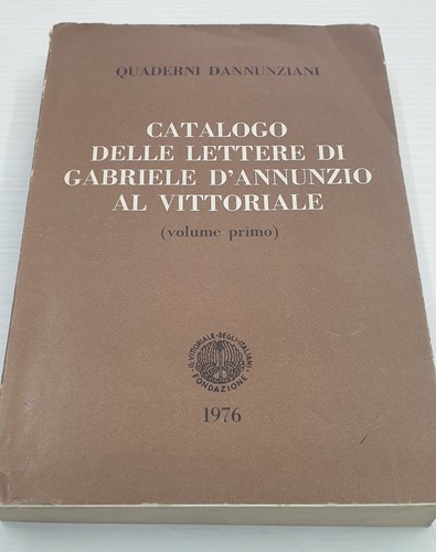 Catalogo delle lettere - lettere, di