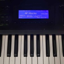 Display LCD blu con cavo per