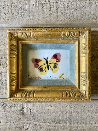 Quadro smaltato farfalla