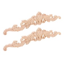  2 PCS Decalcomania Intaglio Del Legno Decorazione Di Mobili Fai Da Te