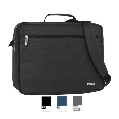 Borsa porta tessuto blu - pc, in