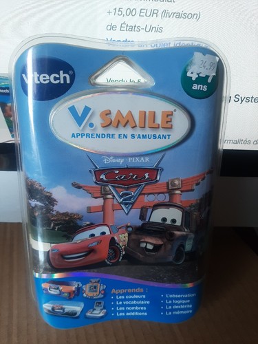 Jeux smile vtech - v.smile, cars